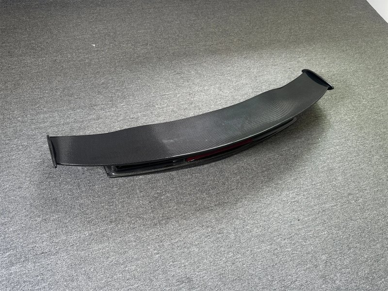 GTR Type With LED Carbon Fiber Rear Trunk GT Lip Wing Spoiler for 2 Doors  GT GTR 2015+